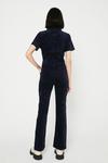 Warehouse Cord Zip Front Belted Jumpsuit thumbnail 3