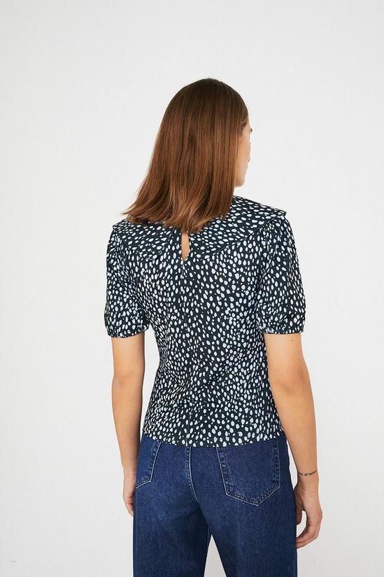 Warehouse Printed Collared Top 3