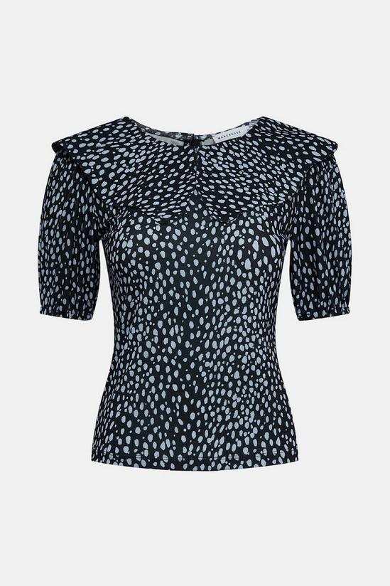 Warehouse Printed Collared Top 5