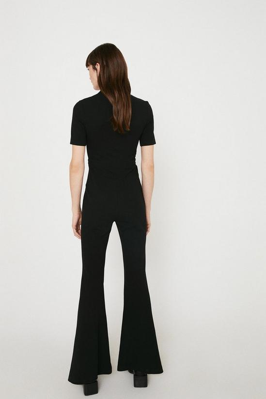 Warehouse Zip Front Flared Jumpsuit 3