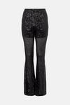 Warehouse Sequin Flare Trousers thumbnail 5
