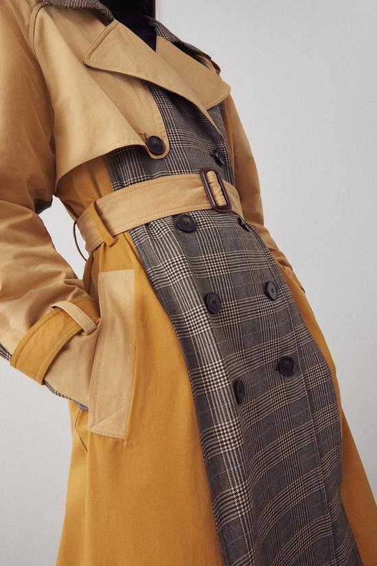 Warehouse colour block trench 2