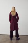 Warehouse Wool Mix Belted Funnel Neck Wrap Coat thumbnail 3