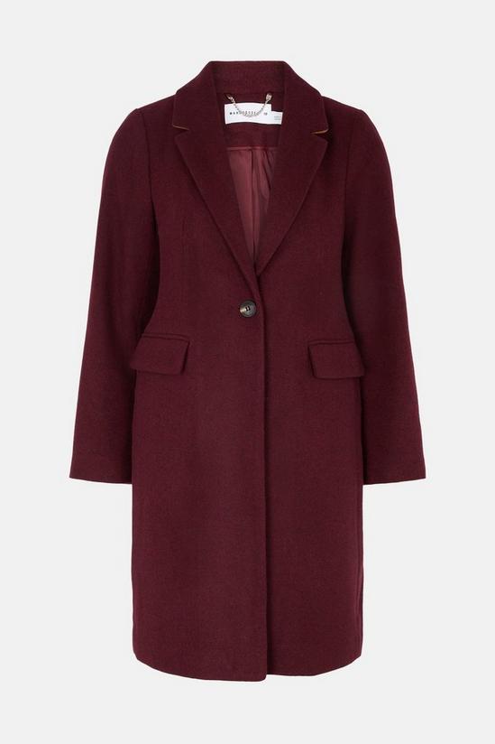 Warehouse Wool Mix Single Breasted Tailored Coat 4