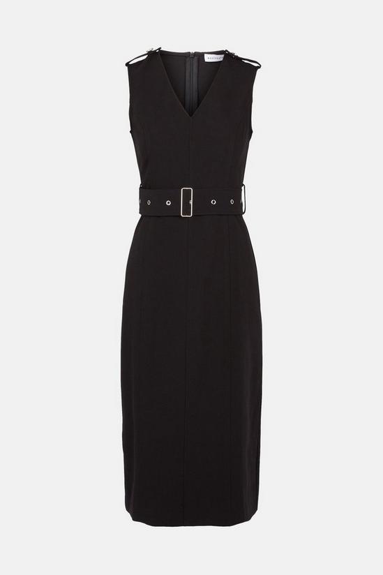 Warehouse Belted Pencil Dress 4