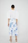 Warehouse Floral Belted Midi Skirt thumbnail 3