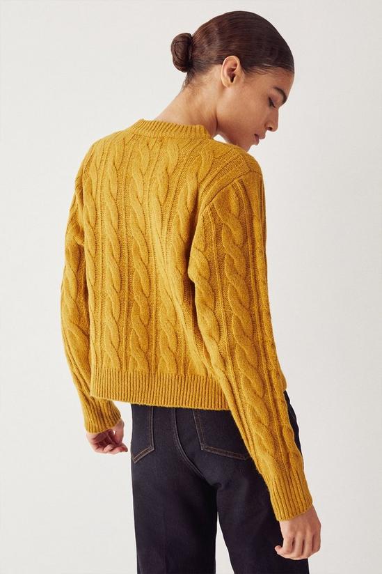 Warehouse Chunky Cable Knit Jumper 3