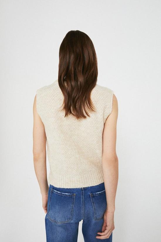Warehouse Bobble And Cable Knit Tank 3