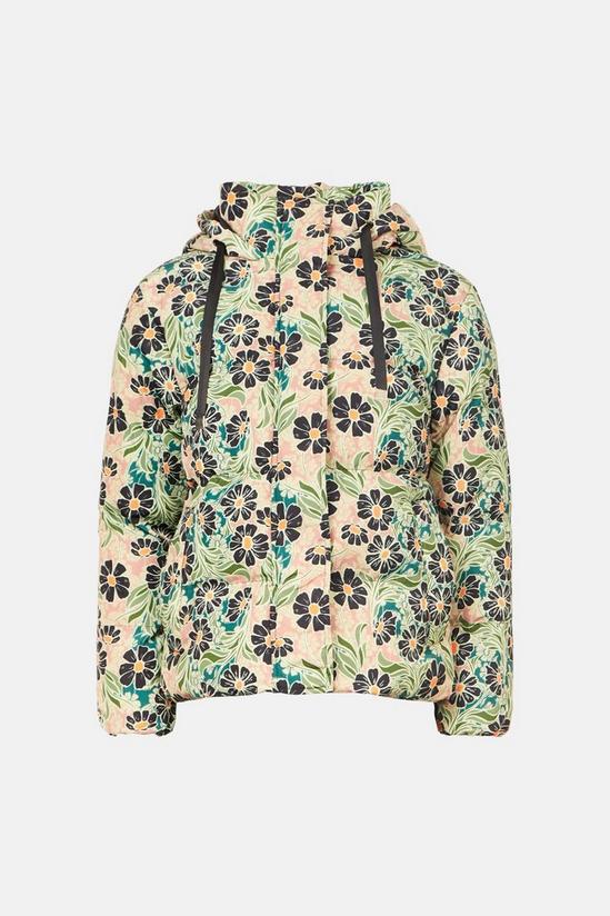 Warehouse Floral Short Padded Jacket 4