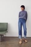 Warehouse Mixed Cable Funnel Neck Knit Jumper thumbnail 2