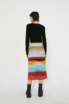 Warehouse Multi Stripe Midi Skirt thumbnail 3