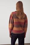 Warehouse Ombre Puff Sleeve Knitted Jumper thumbnail 3