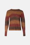 Warehouse Ombre Puff Sleeve Knitted Jumper thumbnail 4