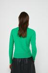 Warehouse Geo Stitch Funnel Neck Knitted Jumper thumbnail 3
