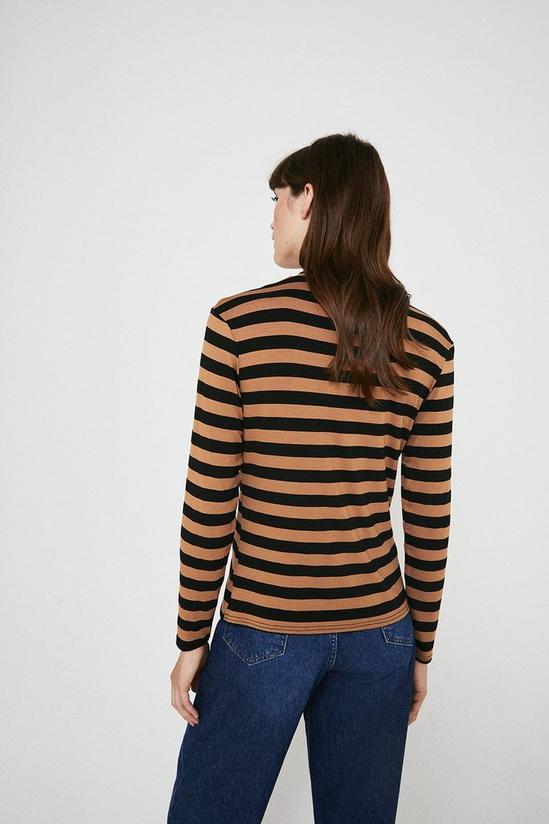 Warehouse Stripe Relaxed Crew Neck Top 3