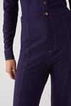 Warehouse Topstitched Seam Flare Trousers thumbnail 2