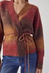 Warehouse Ombre Wrap Knitted Cardigan thumbnail 1