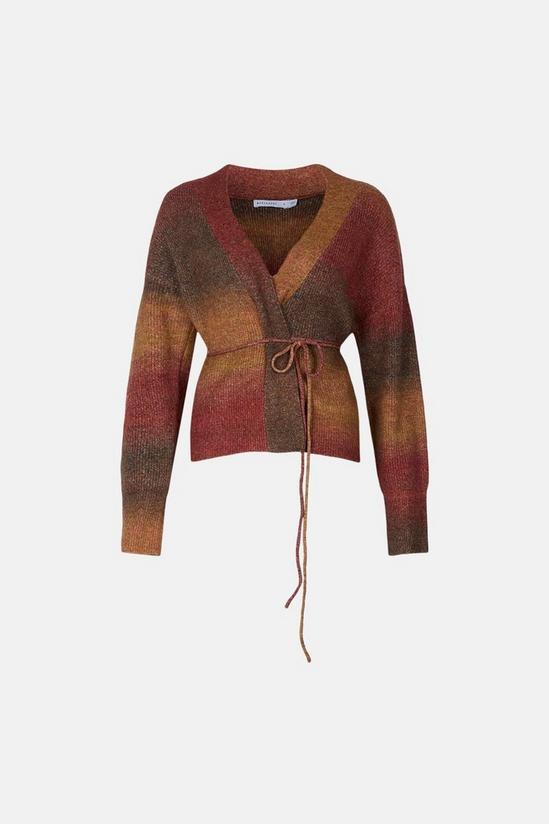 Warehouse Ombre Wrap Knitted Cardigan 4