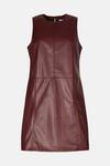 Warehouse Faux Leather Essential Shift Dress thumbnail 4