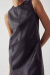 Warehouse Faux Leather Essential Shift Dress thumbnail 2