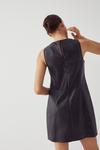 Warehouse Faux Leather Essential Shift Dress thumbnail 3