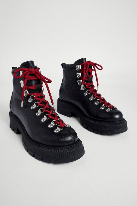 Warehouse Real Leather Ski Hook Boot 2
