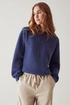 Warehouse Quilted Crew Neck Sweatshirt thumbnail 2