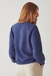 Warehouse Quilted Crew Neck Sweatshirt thumbnail 3