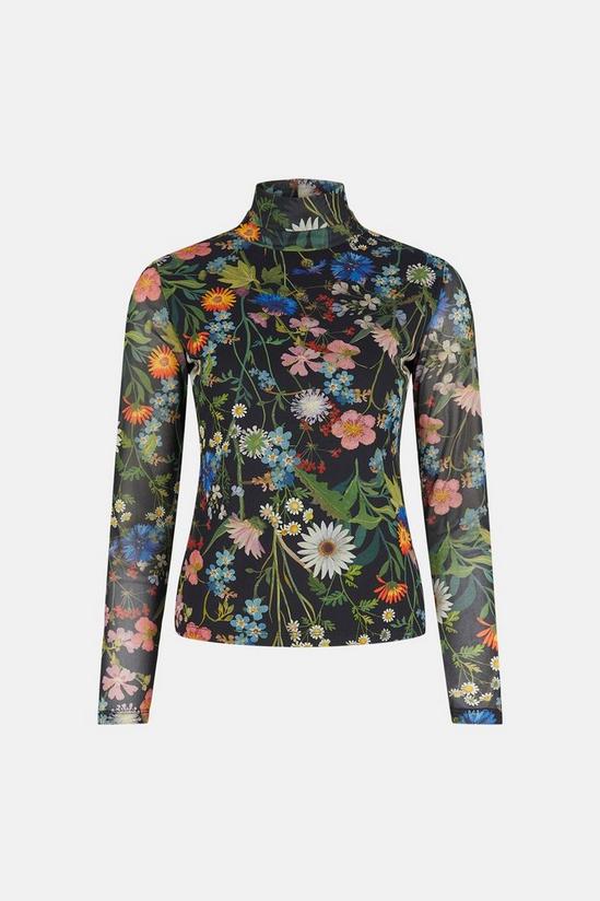 Warehouse British Museum X Mary Delany High Neck Blouse 4