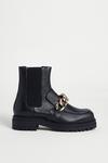 Warehouse Real Leather Chunky Chain Boot thumbnail 1
