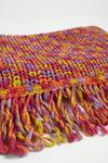 Warehouse Colourful Knitted Scarf thumbnail 2
