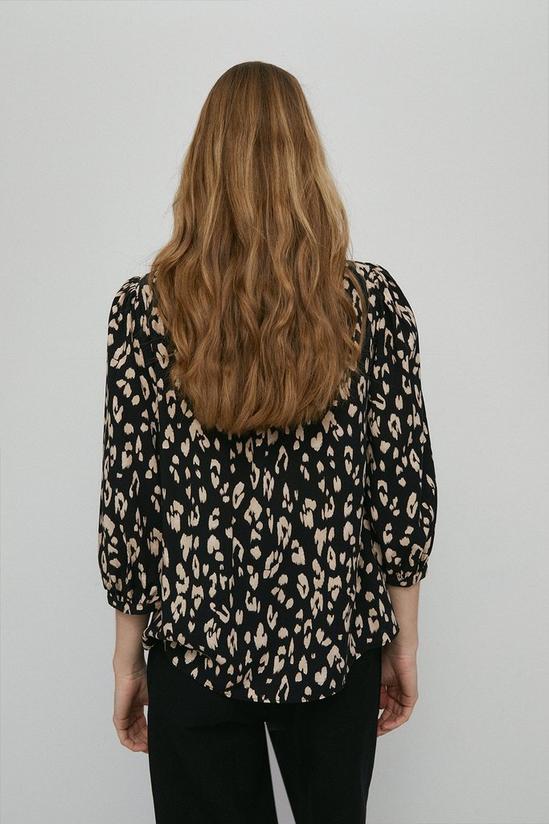 Warehouse Woven Over The Head Print Top 3