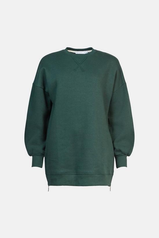 Warehouse Longline Sweatshirt With Side Zips 4