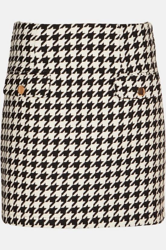 Warehouse Dogstooth Tweed Pelmet Skirt 4