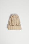 Warehouse Cable Knit Beanie thumbnail 1