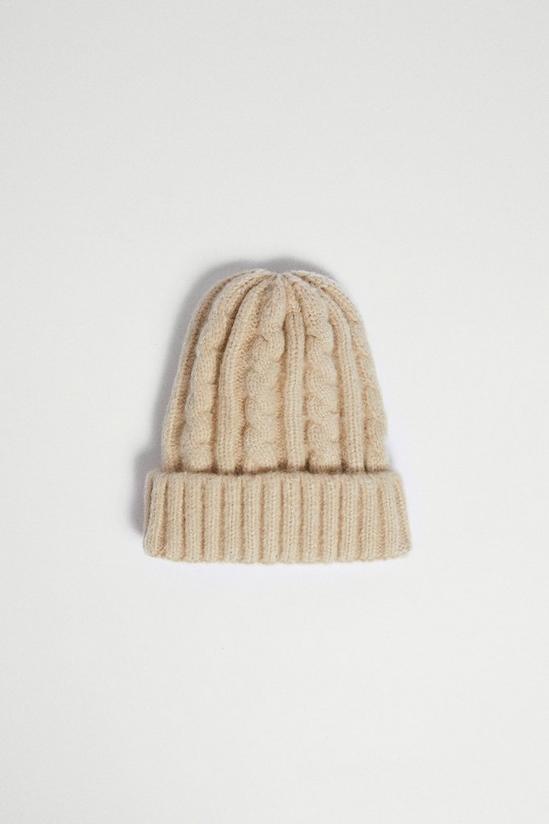 Warehouse Cable Knit Beanie 1