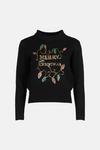 Warehouse Merry Christmas Sequin Lights Knitted Jumper thumbnail 4