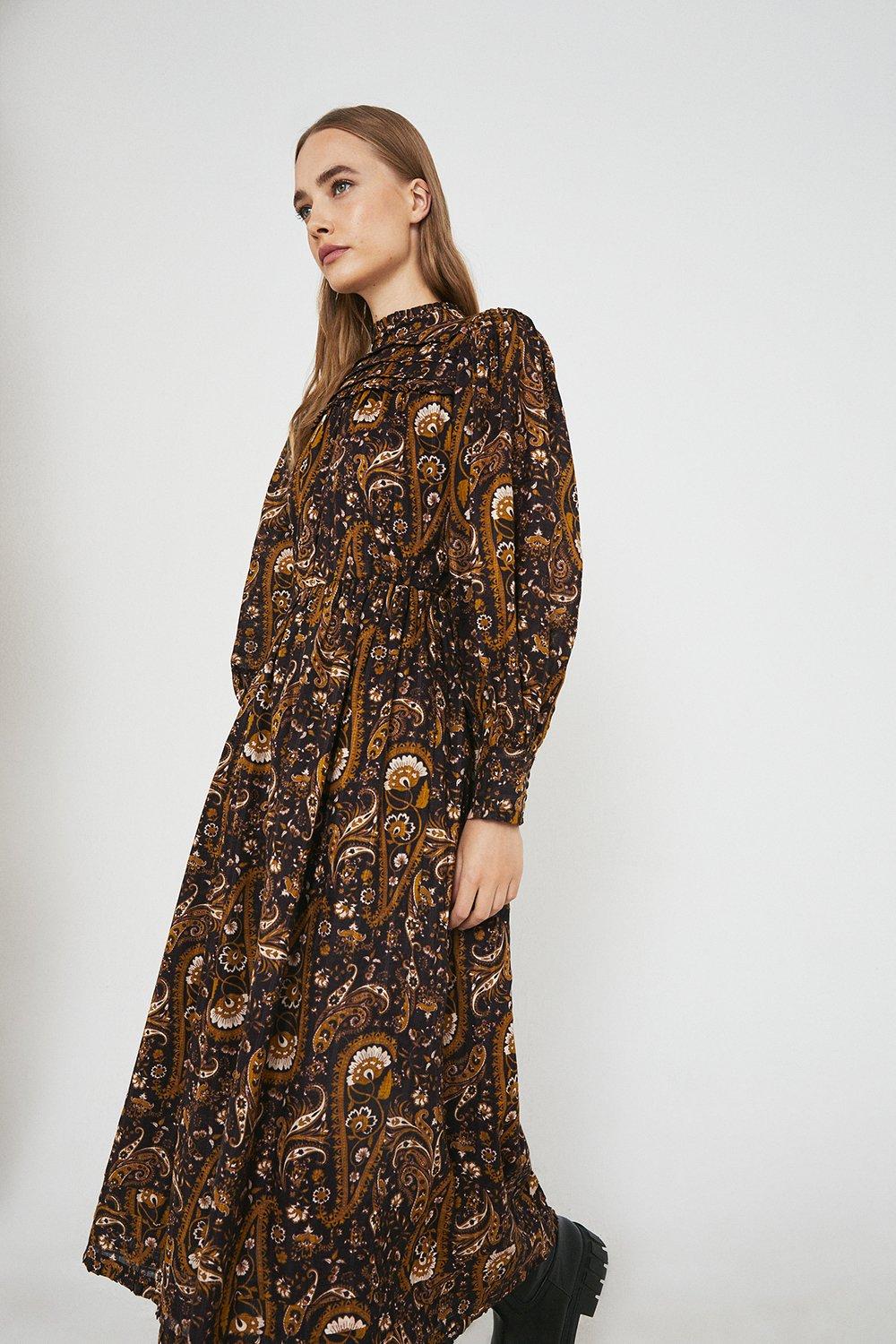 Warehouse store paisley dress