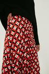 Warehouse Geo Print Pleated Skirt thumbnail 2