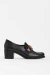 Warehouse Real Leather Heeled Loafer thumbnail 1