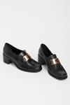 Warehouse Real Leather Heeled Loafer thumbnail 2