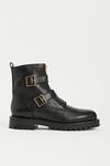 Warehouse Real Leather Double Buckle Boot thumbnail 1