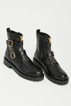 Warehouse Real Leather Double Buckle Boot thumbnail 2
