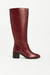 Warehouse Real Leather Blocked Heeled Knee High thumbnail 1