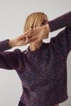 Warehouse Button Detail Tinsel Knitted Jumper thumbnail 2