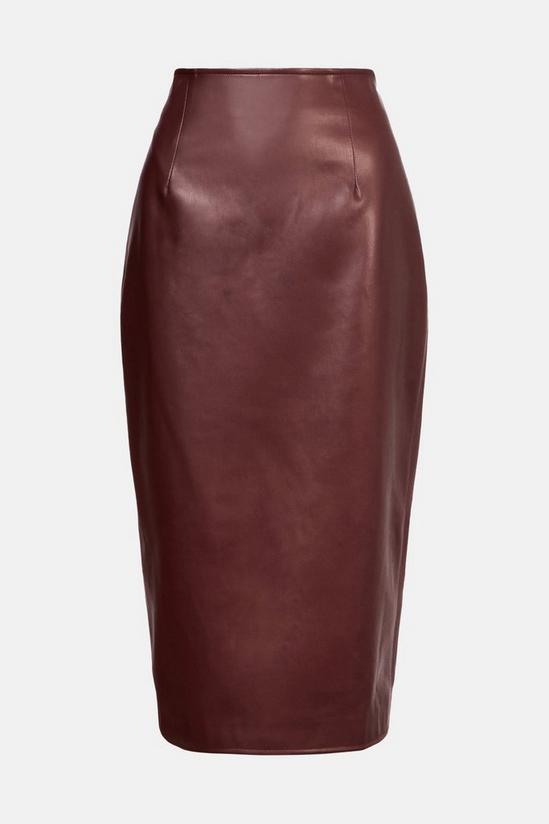 Warehouse Faux Leather Essential Pencil Skirt 4