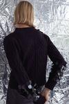 Warehouse Polyester Spliced Sequin Knit Jumper thumbnail 3
