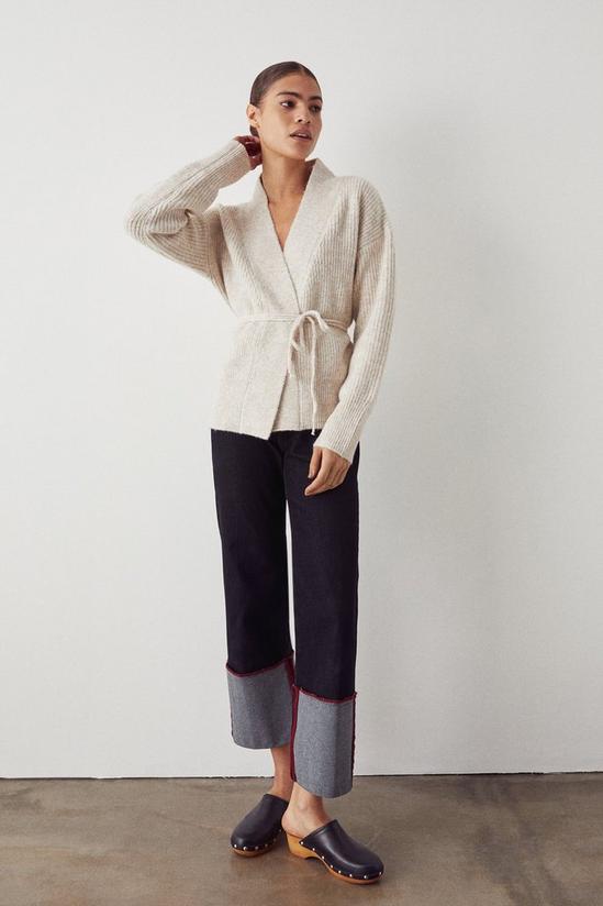 Warehouse Cosy Wrap Belted Knit Cardigan 1