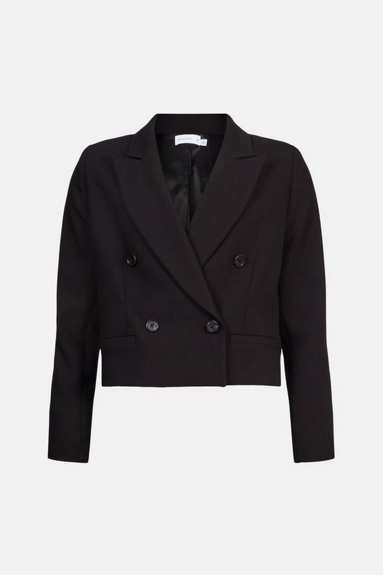 Warehouse Cropped Double Breasted Blazer 4