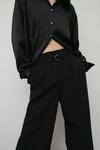 Warehouse D Ring Belted Wide Leg Trousers thumbnail 1